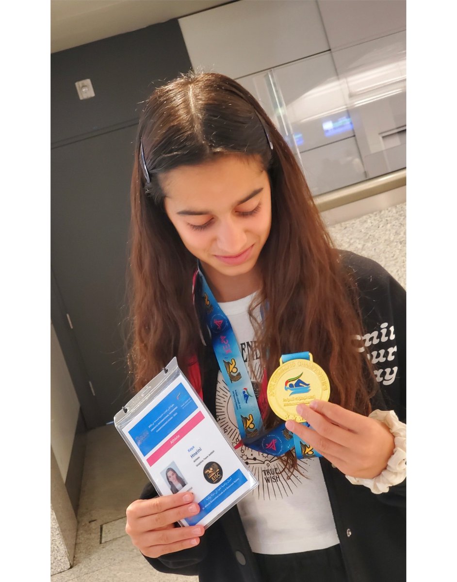 EFIDjeddah's tweet photo. 🏊♀️Félicitations à Kaya Hneini, notre élève en 4ème B, pour ses succès remarquables en natation lors des compétitions à Abu Dhabi et Dubai! Une preuve de plus que nos élèves sont talentueux et polyvalents! 👏🥇🌟 #EFID #djeddah #mlfmonde @FranceinJeddah https://t.co/jTOoGonXvW