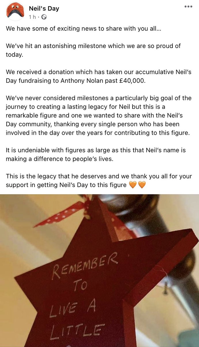 Neils_Day's tweet photo. Today we received an email from our representative Gemma, at @AnthonyNolan and well, we are absolutely amazed. So grateful for everybody’s support over these years! See below 👇🏽👇🏽 #NeilsDay #AnthonyNolan #LifesaverReady #Charity #Legacy https://t.co/hTFtG1BEXa