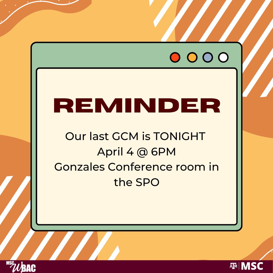 MSC WBAC - Texas A&M tweet media