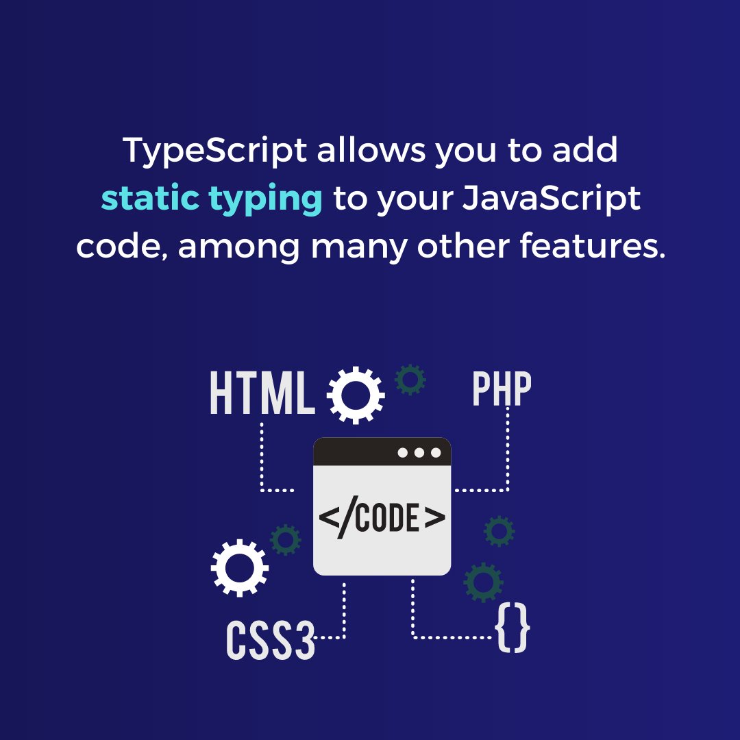 webdevinsiders's tweet image. Say hello to TypeScript, a powerful JavaScript language extension that enables developers to easily detect errors and create scalable apps. 💻🚀🌟
.
.
.
.
#TypeScript #JavaScript #webdevelopment #codinglife #webdevelopment #coder
