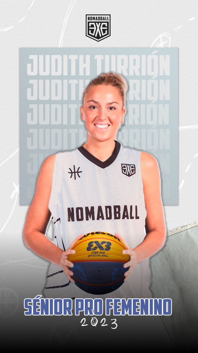 Nomadball_'s tweet photo. 🗣️ 𝗦𝗘́𝗡𝗜𝗢𝗥 𝗣𝗥𝗢 𝗙𝗘𝗠𝗘𝗡𝗜𝗡𝗢 🏀

⛹🏽‍♀️ ¡𝗝𝗨𝗗𝗜𝗧𝗛 𝗧𝗨𝗥𝗥𝗜𝗢́𝗡 es nuestra jugadora número 7!

¿Qué os están pareciendo? 🤔 

#nomadballsquad https://t.co/KJQQ5YKNAF