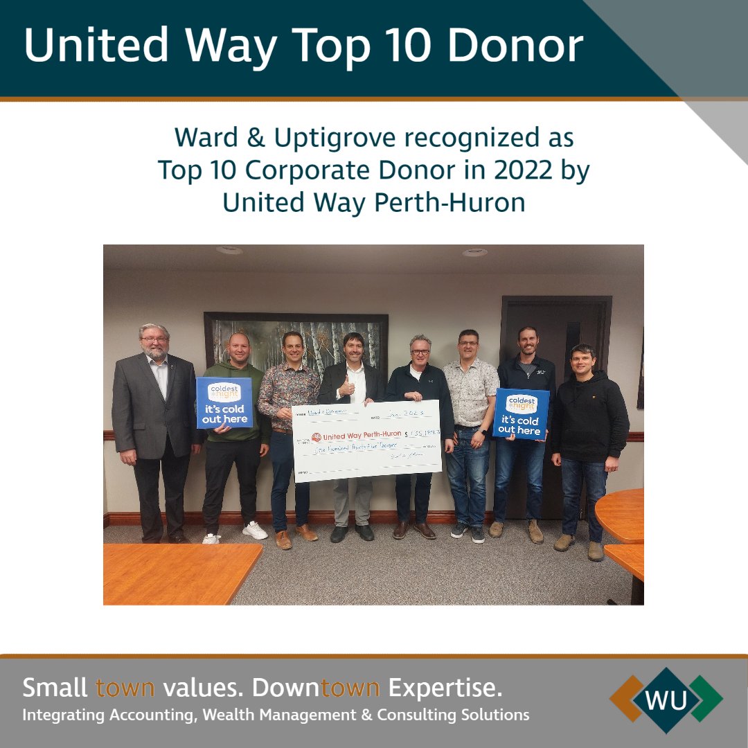 Ward_Uptigrove's tweet photo. Last week at the Spirit of Community Celebration, we were recognized in the top ten of all corporate donors by @UnitedWay Perth-Huron .
We are proud to continuously support an organization that has such a positive impact in our community.
#SmallTownValues #DowntownExpertise https://t.co/kAPJmGotw5
