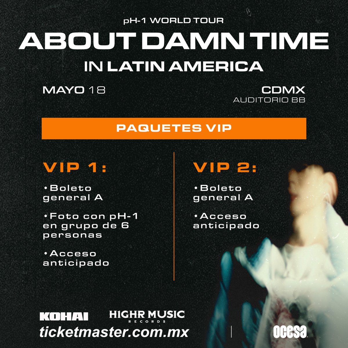 ocesa_kpop's tweet photo. Amixes, aquí el mapa, precios y beneficios para nuestro Harry (@ph1boyyy) 🧡🧟♂️
👉 #PreventaCitibanamex: 6 abril - 11am
👉 Venta general: 7 abril - 9am
⚠️ Importante: La venta de boletos en taquillas del
inmueble comenzará a partir de 10 de abril.
#pH1
#AboutDamnTimeMx https://t.co/HiOtInXRM3