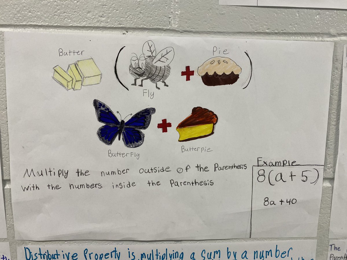 Erin Terbecki (@erinterbecki) on Twitter photo Math+Art= Illustrative Distributive Property. I love their creativity! <a href="/HazletMiddle/">Hazlet Middle School</a> Math+Art= Illustrative Distributive Property. I love their creativity! <a href="/HazletMiddle/">Hazlet Middle School</a>