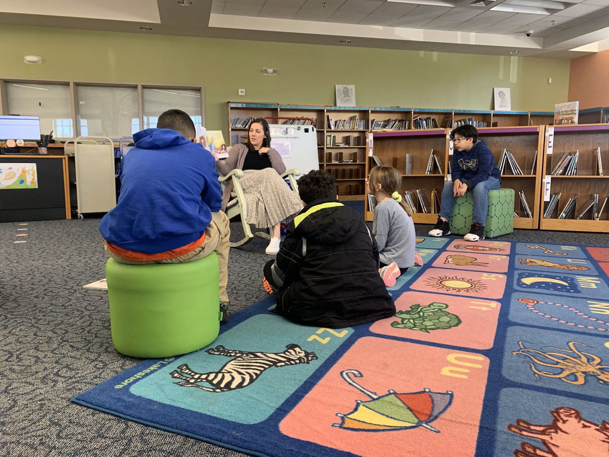 🎉TODAY, we celebrate our irreplaceable School Librarian, Ms. Wilkinson <a href="/whimsywilkinson/">WilkinsonsWhimsyWorld</a>

📚"Story time with Ms. Wilkinson is always a magical experience! Listening to 5th Grade share about their trusted adults and challenges they face in school was empowering!"<a href="/RubyErickson17/">Ruby Erickson</a>