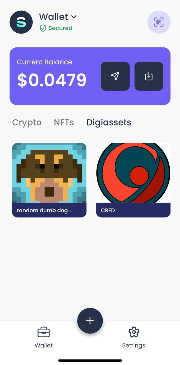 #Digiassets in the Securus Wallet. Sneak peek. <a href="/DigiByteCoin/">DigiByte</a> <a href="/DGBAT_Official/">DigiByte Awareness Team</a>