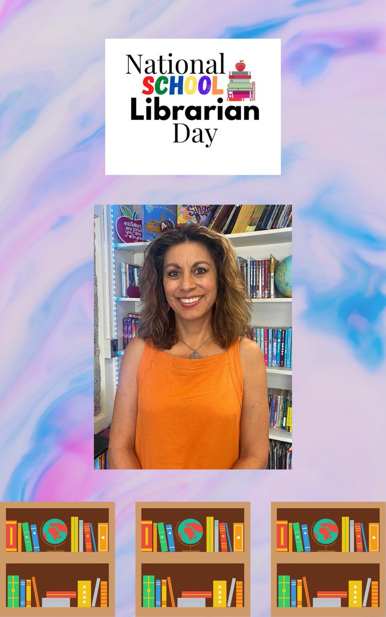 Happy National School Librarian Day to our librarian Ms. Janeth Renshaw-Montero! Thank you for all you do for our campus! 📚#saisdfamilia