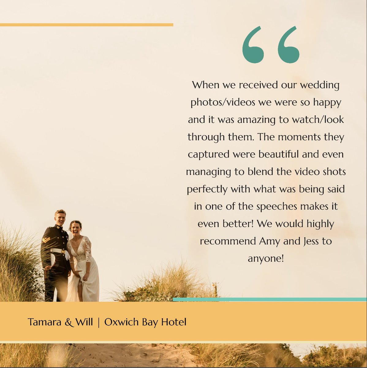 FlashbulbWales's tweet photo. "When we received our wedding photos/videos we were so happy and it was amazing to watch/look through them. The moments they captured were beautiful and even managing to blend the video shots perfectly with what was being said in one of the speeches makes it even better! They als https://t.co/p7HbJPDyQN