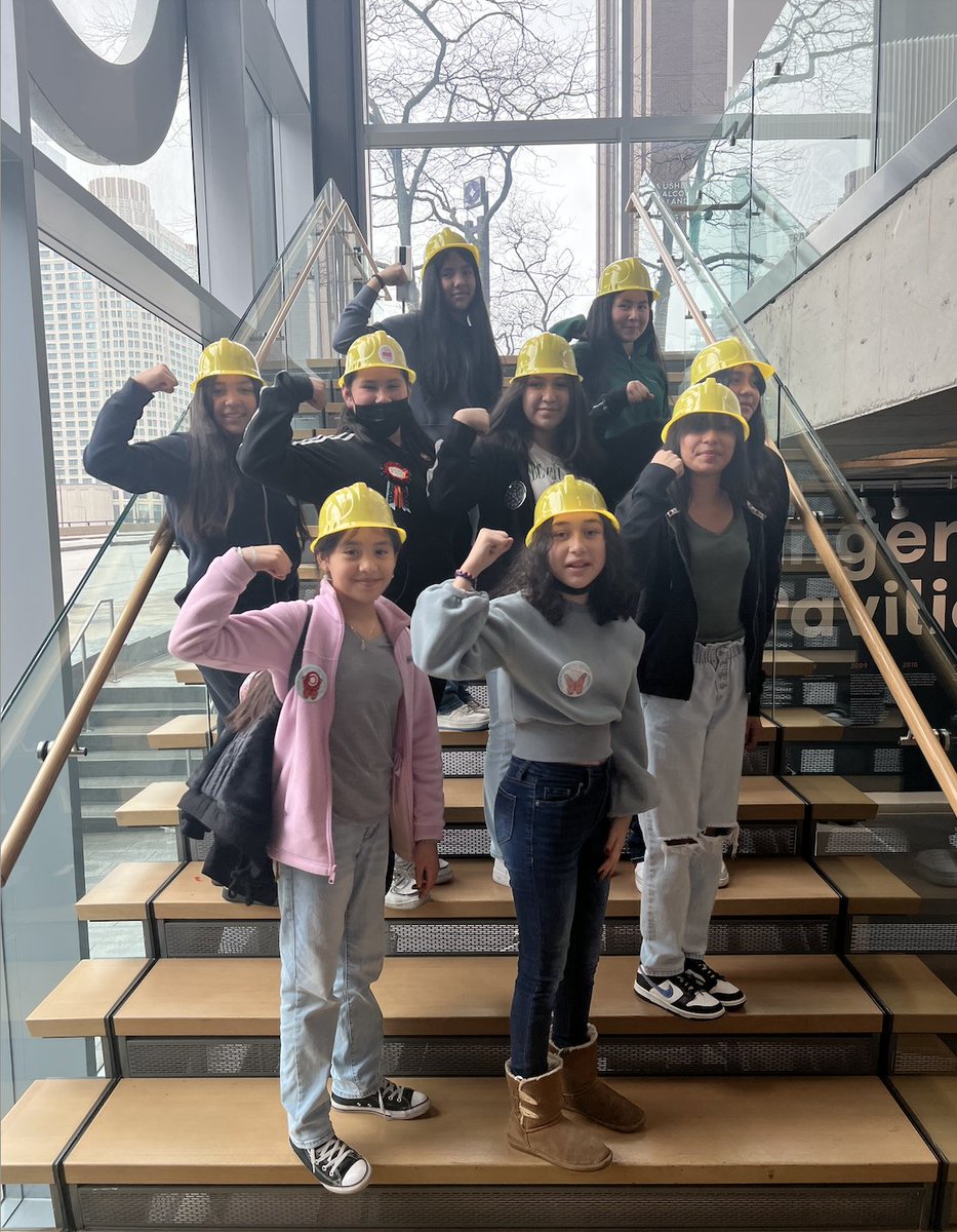 chiarchitecture's tweet photo. The CAC recently hosted the annual #GirlsBuild! #festival, where girls ages 11-17 participated in #STEM activities around #architecture, #design & #engineering while networking w/professionals from more than 15 organizations https://t.co/QdbieaVGfR
#Chicago #DesignMatters https://t.co/poSGh3P2wT