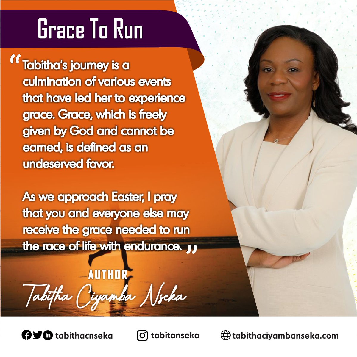 tabithacnseka's tweet photo. As we approach Easter, I pray that you and everyone else may receive the grace needed to run the race of life with endurance. https://t.co/jNc771jyUh