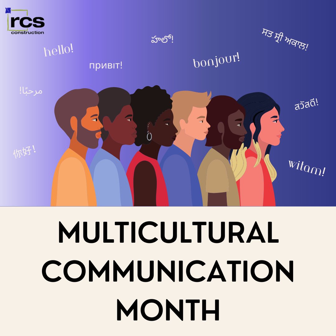 The intention of this holiday is to encourage a peaceful society where all cultures are inspired to communicate with one another. At rcs construction, we are an equal opportunity employer and are huge proponents of inclusion, and have a diverse staff. 😊