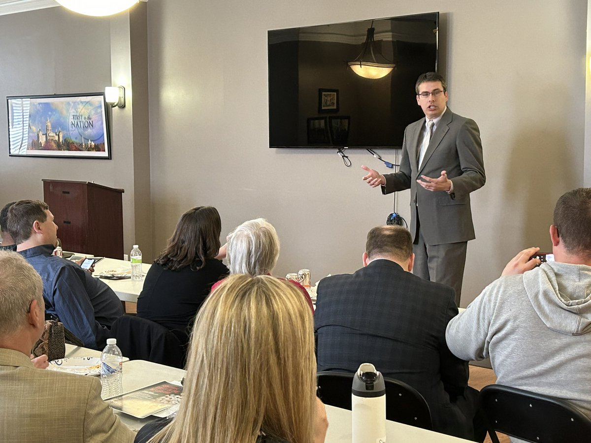 Great participation in <a href="/IowaGOP/">Iowa GOP</a>’s 2023 Day on the Hill yesterday.

It was an absolute pleasure to meet so many of our wonderful county chairs and co-chairs — many for the first time! 

Thank you <a href="/BrennaBird/">Brenna Bird</a>, <a href="/MikeNaigIA/">Mike Naig</a>, &amp; <a href="/PateforIowa/">Paul Pate</a> for taking the time to speak with us!