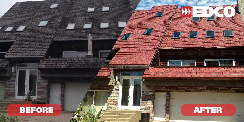 EDCOProducts's tweet photo. Never underestimate what a roof remodel can do for the curb appeal of your home! Check out this #transformationtuesday with our ArrowLine Slate Classic Red Blend!
#steelroofing #steelroofshingles #steelshingleroof #steelshingles #roofstylesforhouses #curbappeal #exteriorremodel https://t.co/ChdAZnlnaG