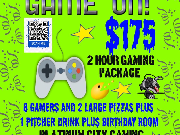 EOSSLLC's tweet image. Platinum City Gaming is offering 20% off parties booked for this weekend April 7 to 19 Book Today! Give us a call to book your party! 774-501-2749
Also sta