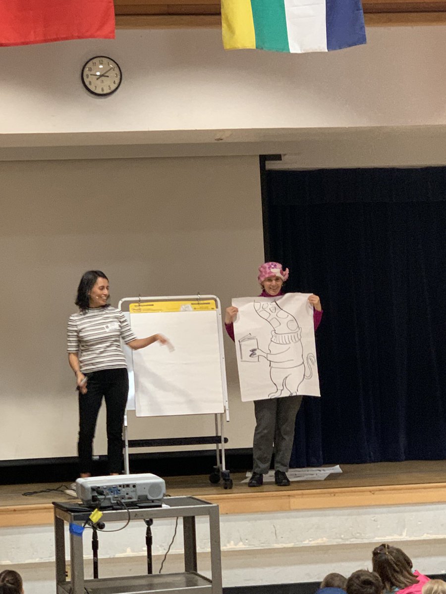 LCM_Libraries's tweet photo. Thank you ⁦⁦@haleshannon⁩ and Leuyen Pham for bringing Kitty-Corn joy to our schools! ⁦@bookpassage⁩ ⁦@NC_Hawks⁩ ⁦@Cove_School⁩ #PartyHeartyKittyCorn https://t.co/iAyPZvZg2P