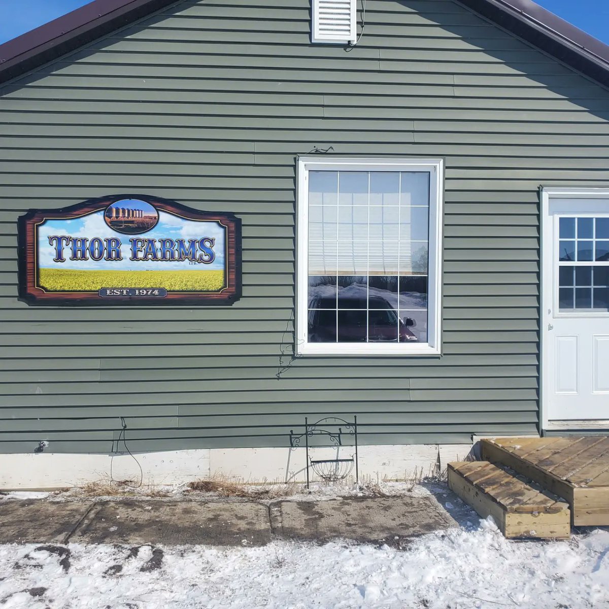 Next year will be 50 years since my grandfather incorporated our farm. Got this sign for my dad's 65th birthday! Hopefully my brother and I can keep it going for another 50.