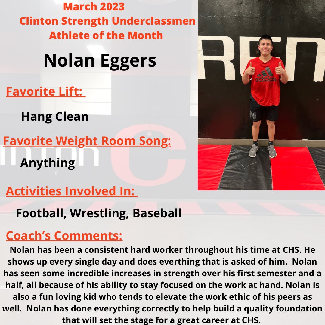 Congrats to our March Lifters of the Month!