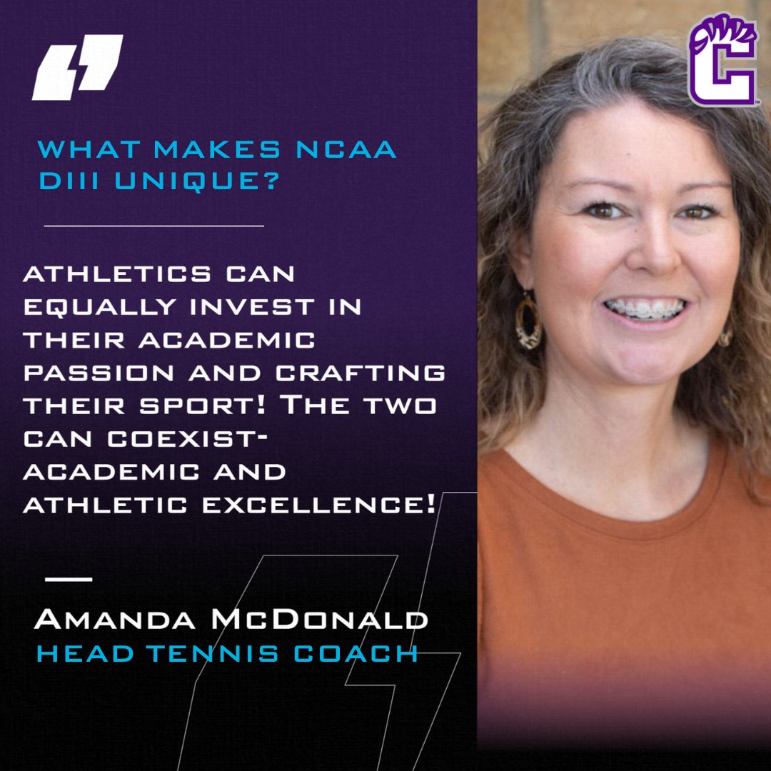 CrownPolars's tweet photo. Investing in both academics and athletics is just one of the many reasons to attend an NCAA Division III institution. See what Tennis Head Coach Amanda McDonald had to say!

#D3Week #NCAAD3 #whyD3 #myD3 #UMACD3Week https://t.co/wdoE14XNY2