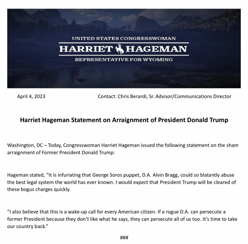 RepHageman's tweet photo. It’s time to take our country back. https://t.co/UVisrzDjbk