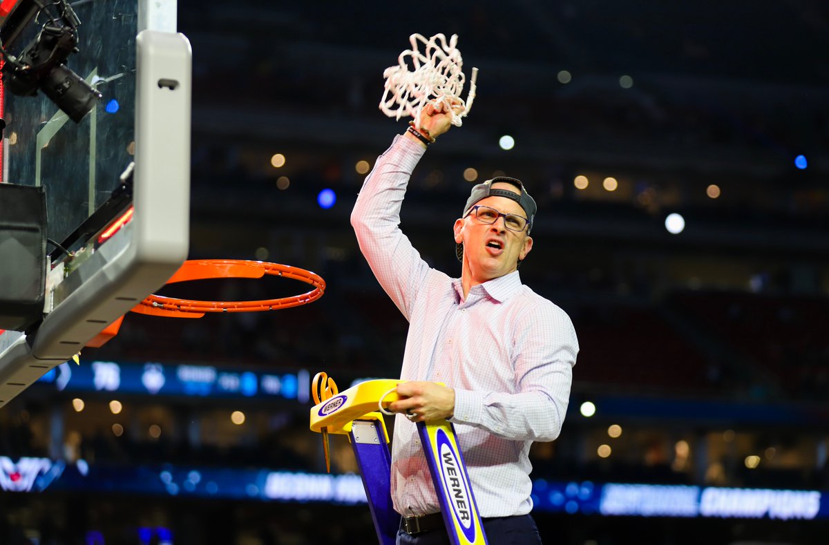 Pulled out the camera for UConn's championship celebration