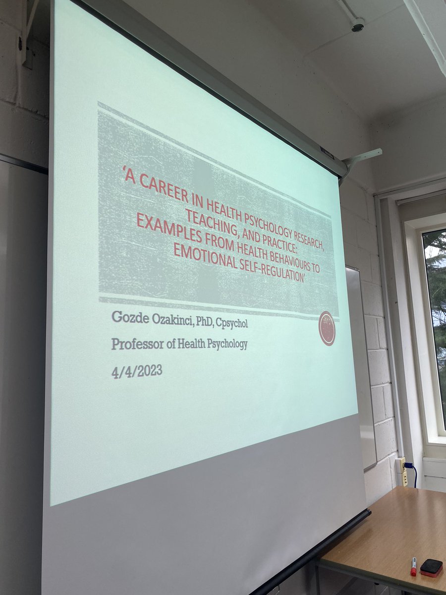 Gozde786's tweet photo. Lovely to speak to psychology society tonight! Great questions and lots of interest in #healthpsychology! https://t.co/TXnZ8xV1FF