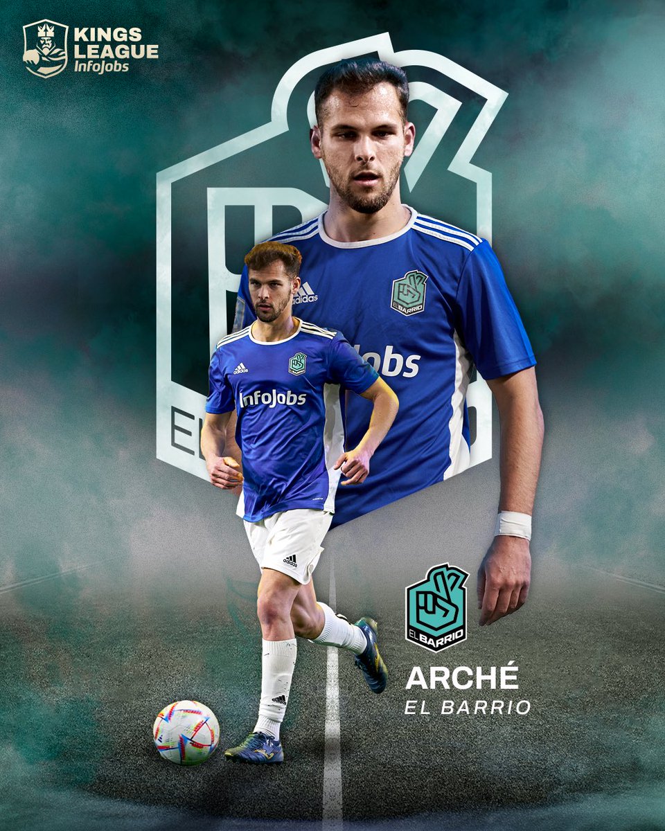 KingsLeague's tweet photo. 🤞🏻@ArcheAlvaro es jugador de @elbarrioklk_ 🤞🏻 https://t.co/rKKo57T2xJ