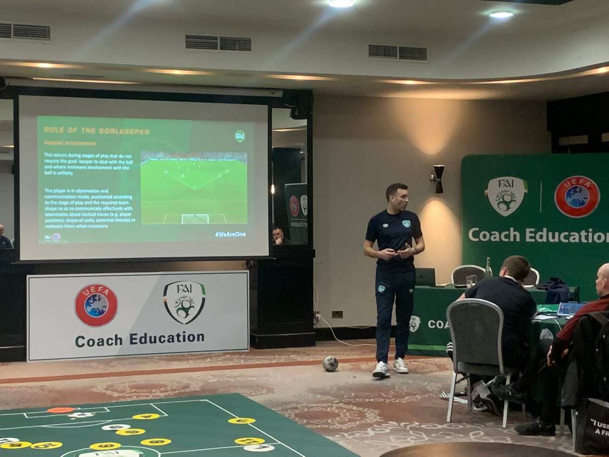Richard Fitzgibbon (@richie_fitz1) on Twitter photo Day 1 Block 1 our our @FAICoachEd <a href="/UEFA/">UEFA</a> GK B Licence off to a flier today ⚽️🇮🇪 <a href="/pmlegend57/">Paul Martyn</a> <a href="/Schling16Slaz/">Micheal Schlingermann</a> <a href="/darrenmcgarry96/">Darren</a>
✅Presentation Skills
✅Modern Trends of GK
✅GK Methodology
#coached #gk #uefa Day 1 Block 1 our our @FAICoachEd <a href="/UEFA/">UEFA</a> GK B Licence off to a flier today ⚽️🇮🇪 <a href="/pmlegend57/">Paul Martyn</a> <a href="/Schling16Slaz/">Micheal Schlingermann</a> <a href="/darrenmcgarry96/">Darren</a>
✅Presentation Skills
✅Modern Trends of GK
✅GK Methodology
#coached #gk #uefa