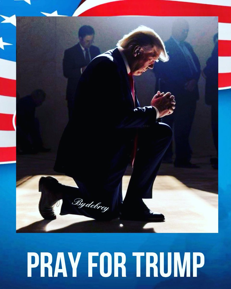 ByDebrey's tweet photo. Pray for president Trump 🙏🏻

#prayfortrump #trump #trumpnotguilty #Trump2024NowMorethanEver #TrumpArrest #Trump2024 https://t.co/02Pe6klS3Q