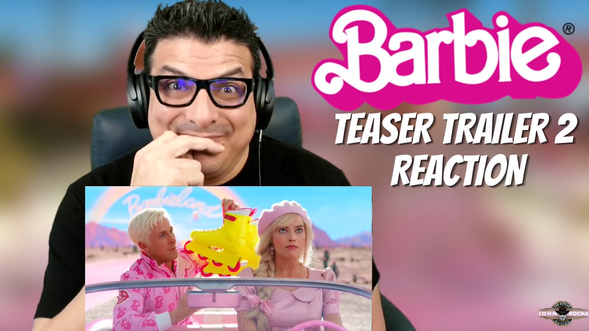 TheRochaSays's tweet photo. The world is going crazy so I took my mind off of things to watch and react to a new Teaser Trailer for #BarbieTheMovie !
This one gives you more of the vibrant world that Greta Gerwig has created and teases how it's all going to change.
#BeachOff π
πΊ https://t.co/vO5oYxvqhk https://t.co/gOdudbvQFA