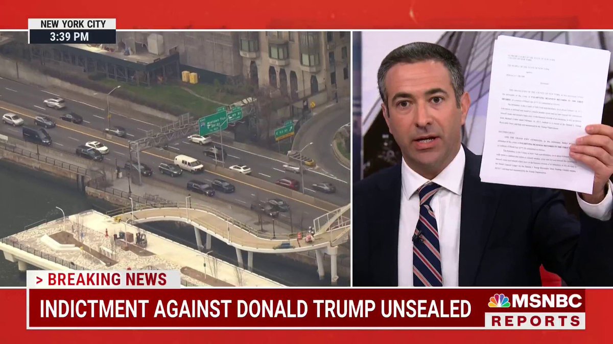 The Beat With Ari Melber 📺 On Twitter Indictment Against Donald Trump Unsealed