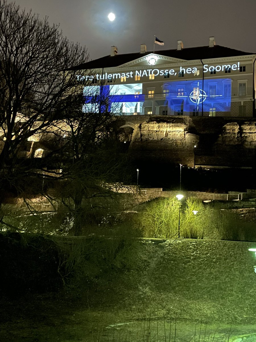 AnttiTiainen's tweet image. Tere tulemast NATOsse, hea Soome! #nato #Suomi #soome #viro #Tallinn