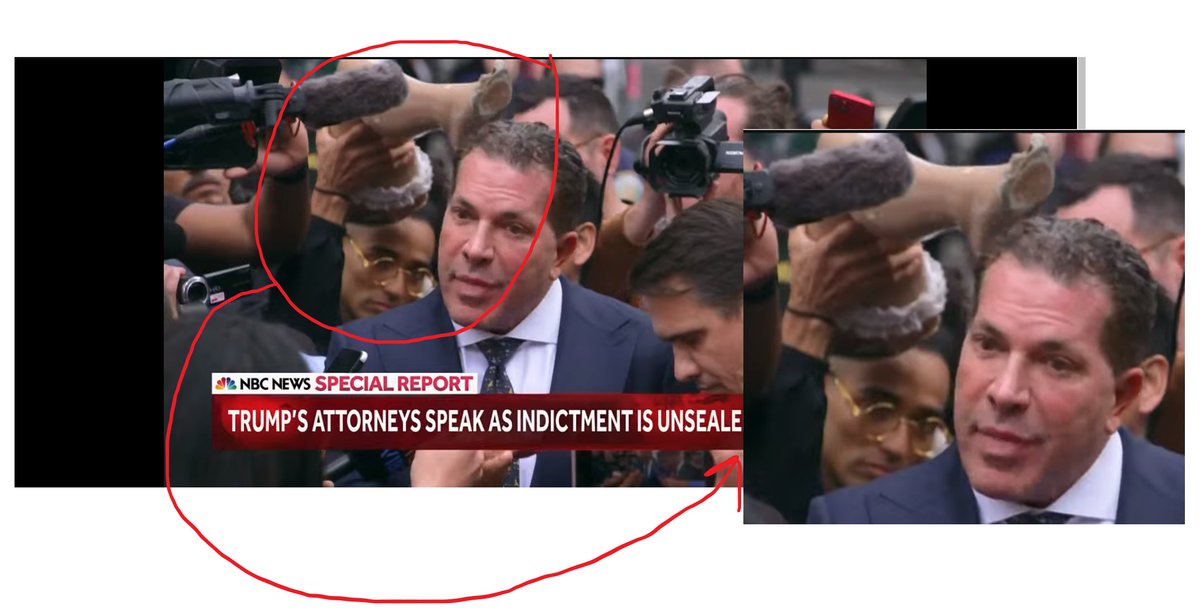 Ok whoever this person is, holding a mannequin leg during Trump's Lawyer News Conference, is a fuckin LEGEND ...