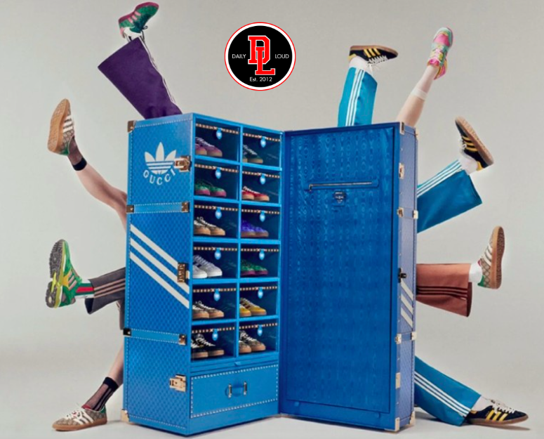 DailyLoud's tweet photo. Gucci &amp; Adidas team up for a sneaker trunk that costs $120,000 👀 https://t.co/rptsv99H5X