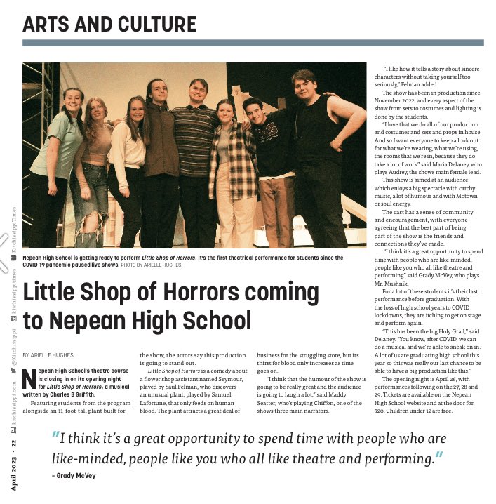 Proud stage mom! <a href="/NHS_Info/">@NHS_info</a> <a href="/Kitchissippi/">Kitchissippi Times</a>