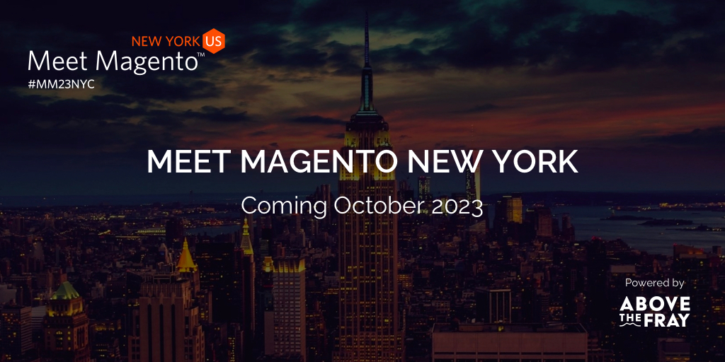 meetmagentonyc's tweet photo. Meet Magento NYC is coming back to NYC this October! Get ready for 2 days filled with ecommerce insights, networking, and more. RT to spread the good news! https://t.co/NZuCX6FYdS #MM23NYC #DetailsComingSoon #MagentoAssociation #Magento https://t.co/eZgxkk24lm