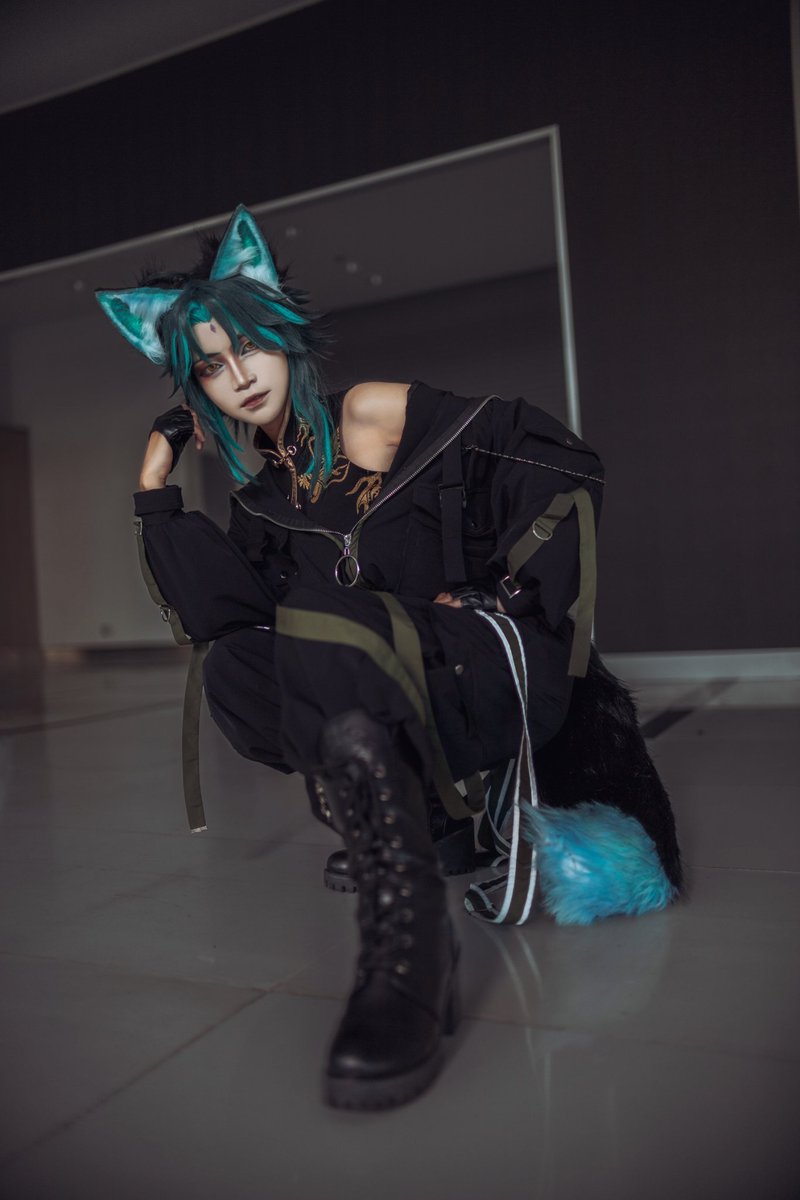 Morphine0401's tweet photo. Long time no see again ToT i'm so busy for cosplay now 🙇‍♀️🙇‍♀️🙇‍♀️
#Xiao #GenshinImpact #GenshinImpactth #cosplay https://t.co/gXvt6oh8St