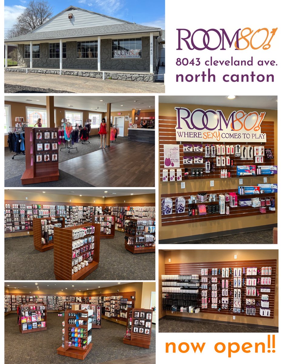 Now open! Visit our sister store at 8043 Cleveland Ave. in North Canton! #northcanton #adultmart #room801 #nowopen