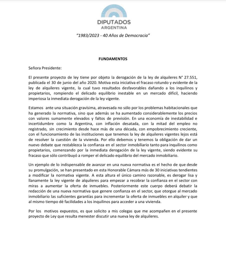 Deroguemos ya mismo la Ley de Alquileres