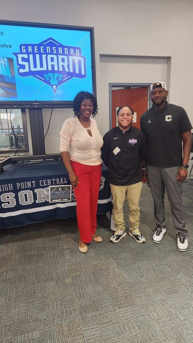 HPC CTE (@hpccte) on Twitter photo Abdu-Qahur, Account Executive with the Greensboro Swarm shared information with students about his journey to his present job. He is also a 2014 graduate of HPC.<a href="/HPCHighSchool/">High Point Central</a> <a href="/GCSchoolsNC/">Guilford Co. Schools</a> <a href="/hettenm/">Mike Hettenbach</a> <a href="/Super_GCS/">Dr. Whitney Oakley</a> <a href="/drnakitamalloy/">Dr. Nakita Malloy</a> #ctehpc Abdu-Qahur, Account Executive with the Greensboro Swarm shared information with students about his journey to his present job. He is also a 2014 graduate of HPC.<a href="/HPCHighSchool/">High Point Central</a> <a href="/GCSchoolsNC/">Guilford Co. Schools</a> <a href="/hettenm/">Mike Hettenbach</a> <a href="/Super_GCS/">Dr. Whitney Oakley</a> <a href="/drnakitamalloy/">Dr. Nakita Malloy</a> #ctehpc