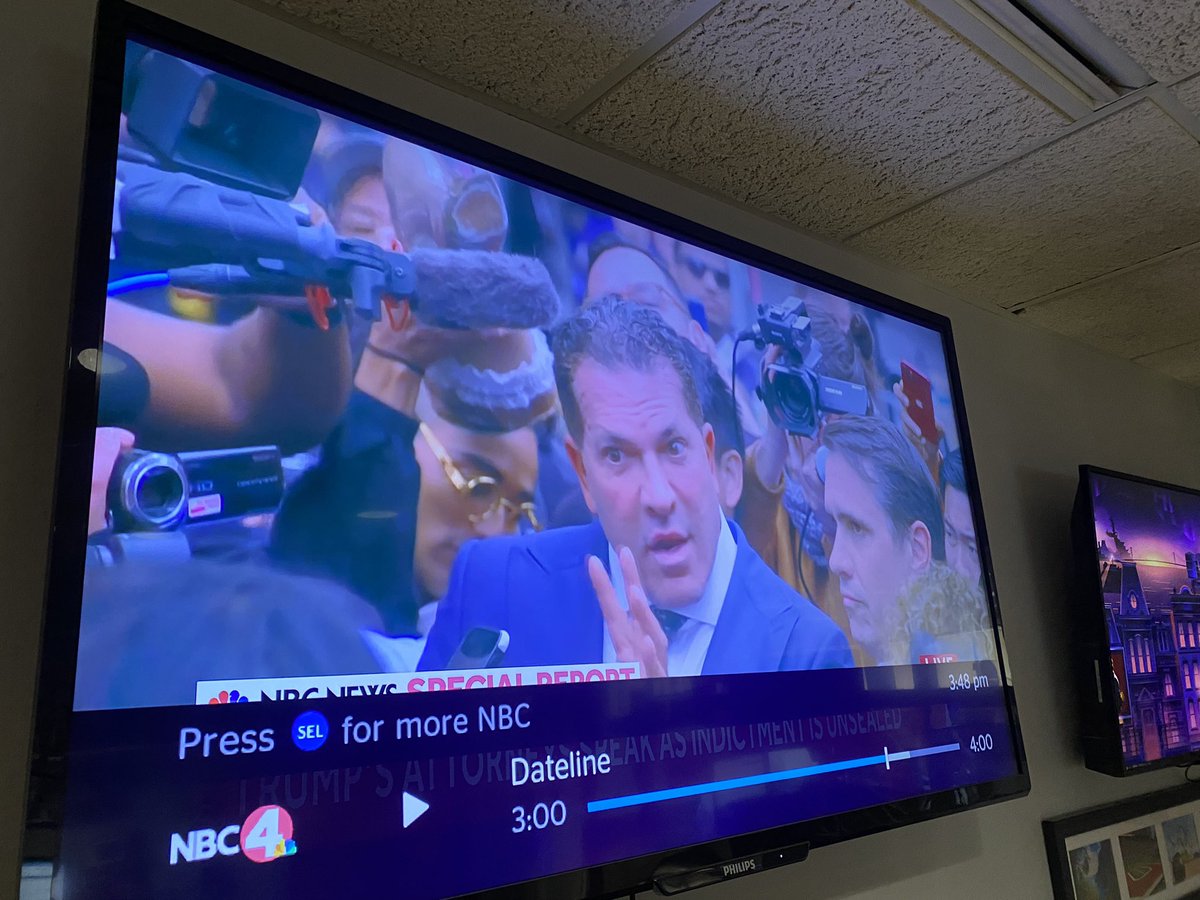 What the hell just happened in this press gaggle? A mannequin leg, with a garter, an old landline-ish phone that this guy has made mobile if it’s even working? WHAT IS GOING ON!?