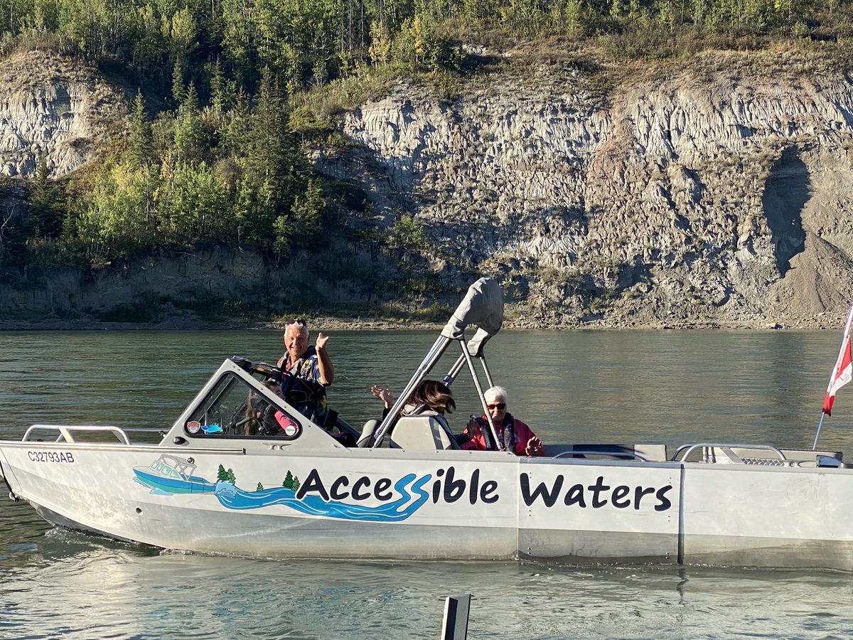 accessibleH2Os's tweet photo. April showers brings us one step closer to summertime boat rides! 

Bookings are now open! Visit our website to book a ride for yourself, friend, family member of consider sponsoring a ride for someone. 

Thank you to all our donors and supporters! https://t.co/0MUgtSuPqH