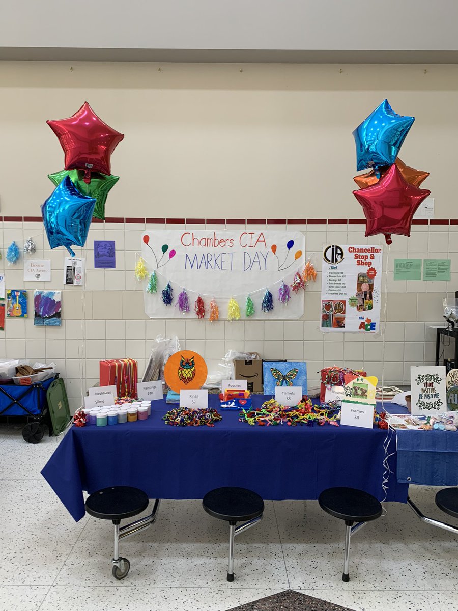 _ChambersCIA's tweet photo. Market Day was a huge success for Chambers! The students were great salespeople showcasing their entrepreneurial spirit. https://t.co/GnYuI1Si1s