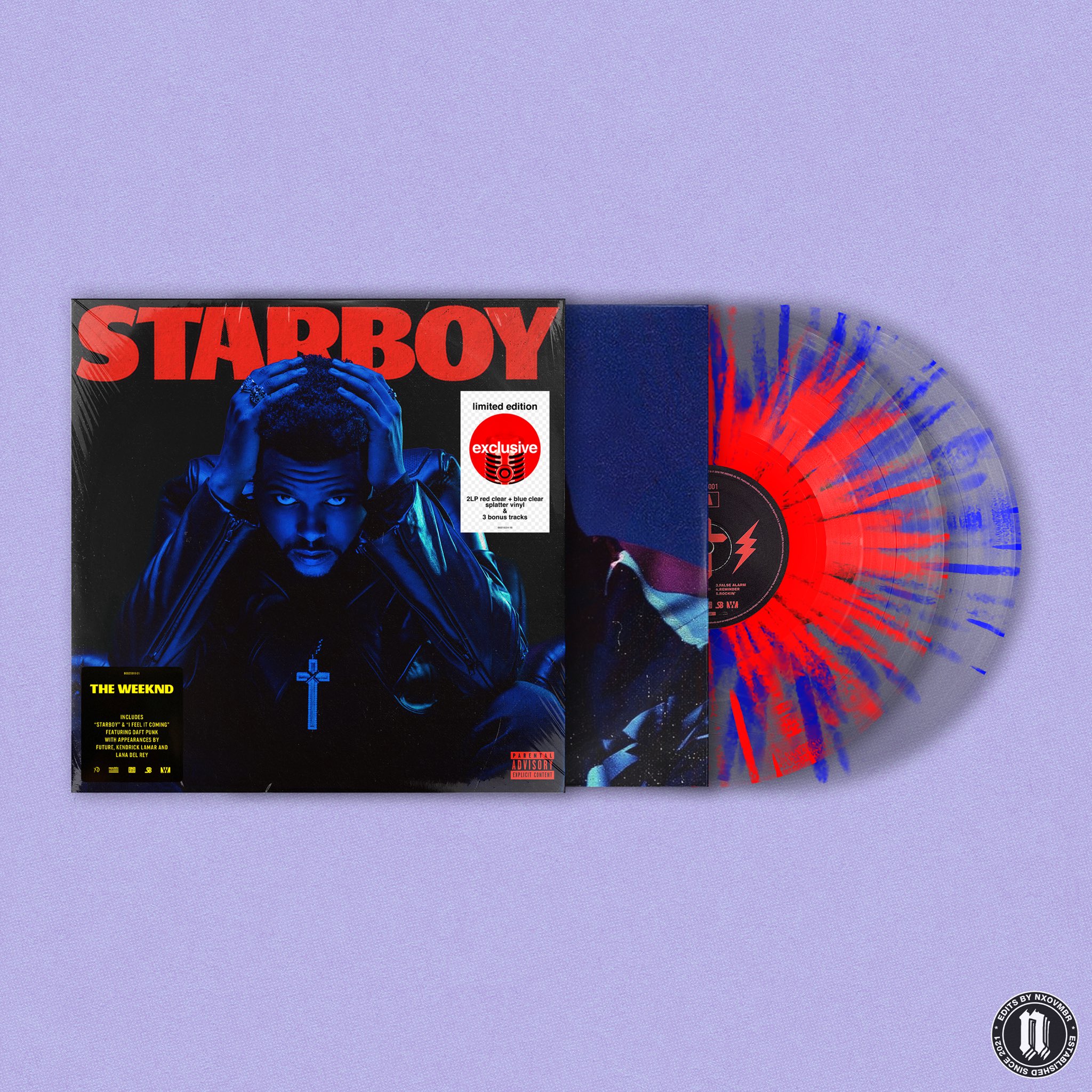 Starboy Target Exclusive Transparent Blue Vinyl Record Unboxing 