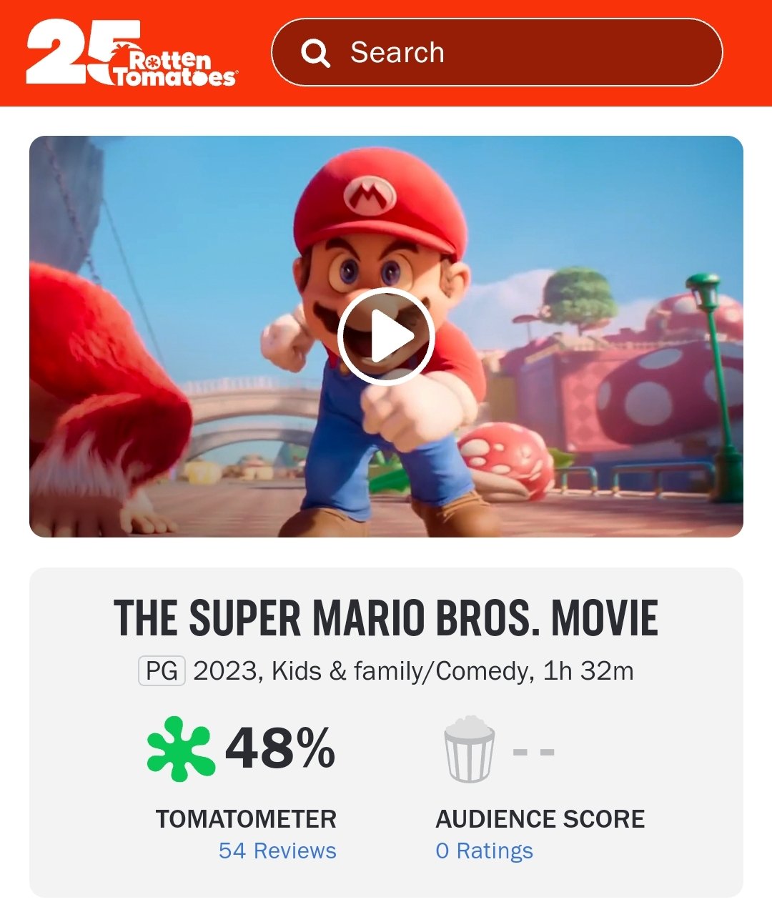 Metacritic Gives The Super Mario Bros. Movie A 48% Review Score 