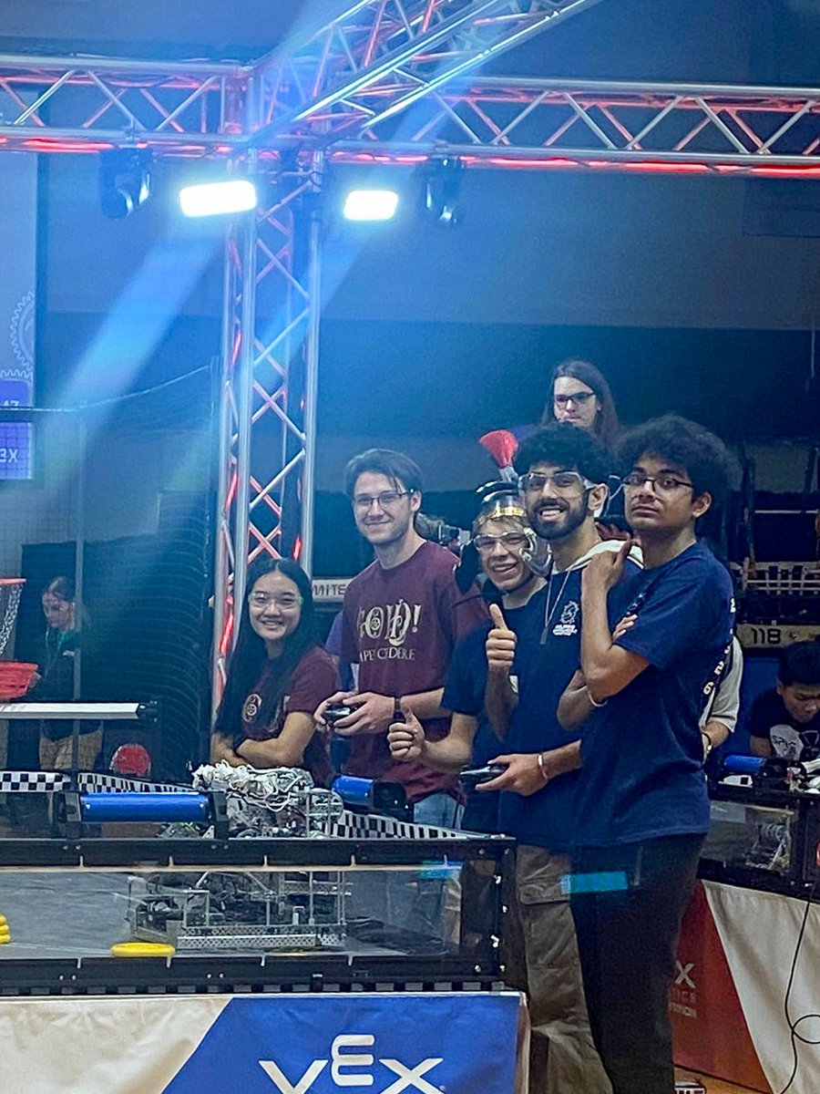 Congratulations to the <a href="/cinco_school/">Cinco Ranch High School</a> Polaris Robotics team and the <a href="/TompkinsHS/">Tompkins High School</a> Sushi Warriors who are gearing up for the 2023 VEX Robotics World Championships!
These KISD students will be competing against 800 teams from around the world. Good luck to both teams, you bot this! 🤖