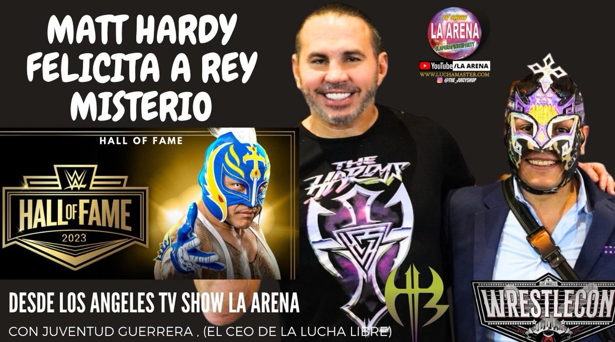 📍Súper Estreno!!!👇⭐🔝🎥
youtu.be/J_JfhV3HPCc
Dale Click y Disfruta está Jugosa Cápsula con las Superestrellas @MATTHARDYBRAND & @JUVENTUDGUERRE2 desde #WrestleCon 🇺🇸💯

Suscribete A Nuestro Canal 😉👍🏼
#LaArena #LuchaLibreInternacional