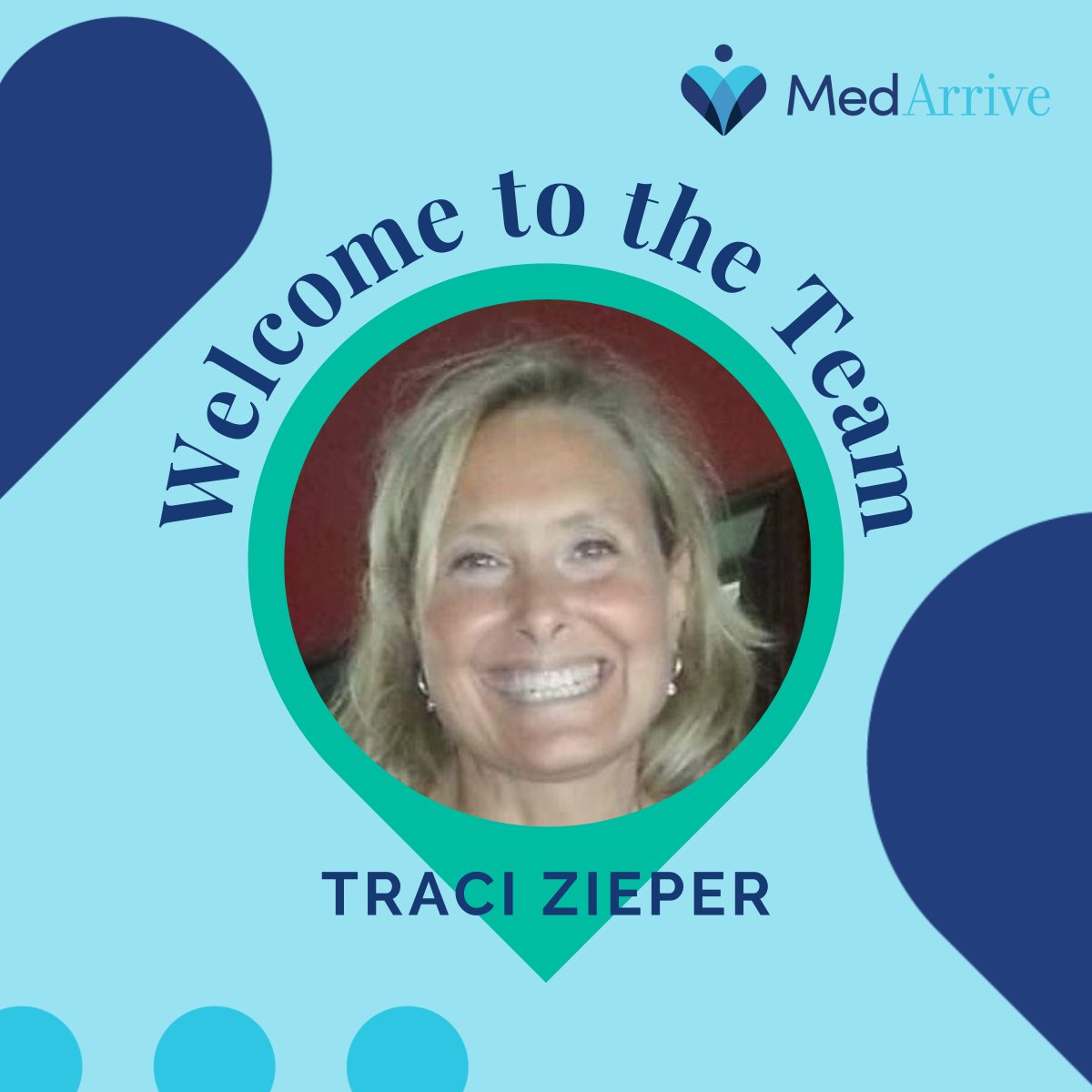 We are proud to announce that Traci Zieper has joined the MedArrive Team as a Regional Clinical Director for Episodic Programs!

Traci's goal at MedArrive is to provide best-in-class quality care to patients in order to drive superior health outcomes.