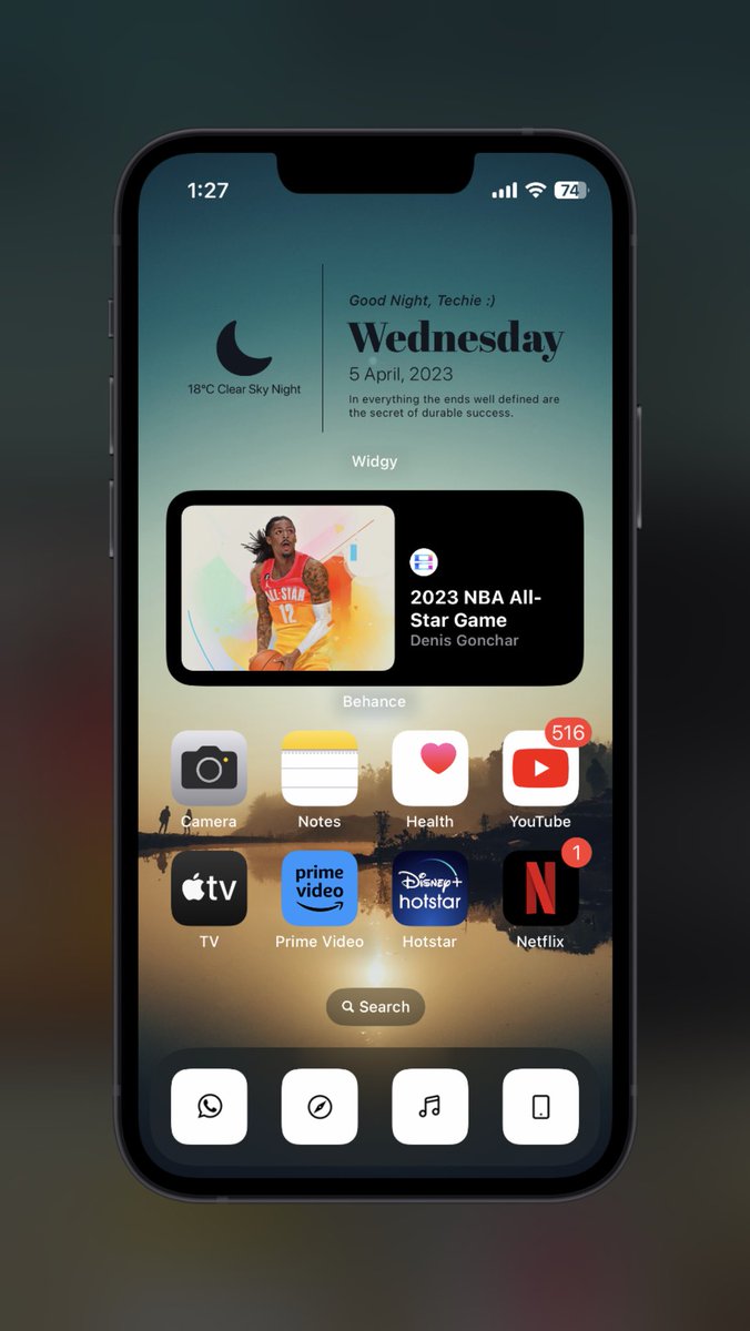 techiesaarthak's tweet photo. @iamluisgaray Wallpaper shot on iPhone 13 Mini. https://t.co/0mE7SD00F9