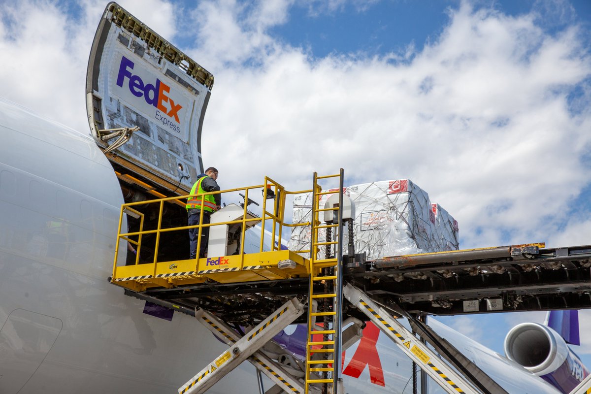 FedExPolicy's tweet photo. Today we safely delivered 80 tons of relief supplies to Turkey in coordination with @DirectRelief to support those impacted by the earthquakes that devastated the region earlier this year. Read more: https://t.co/1EHDWXLmSp https://t.co/ivQbZFgfSI