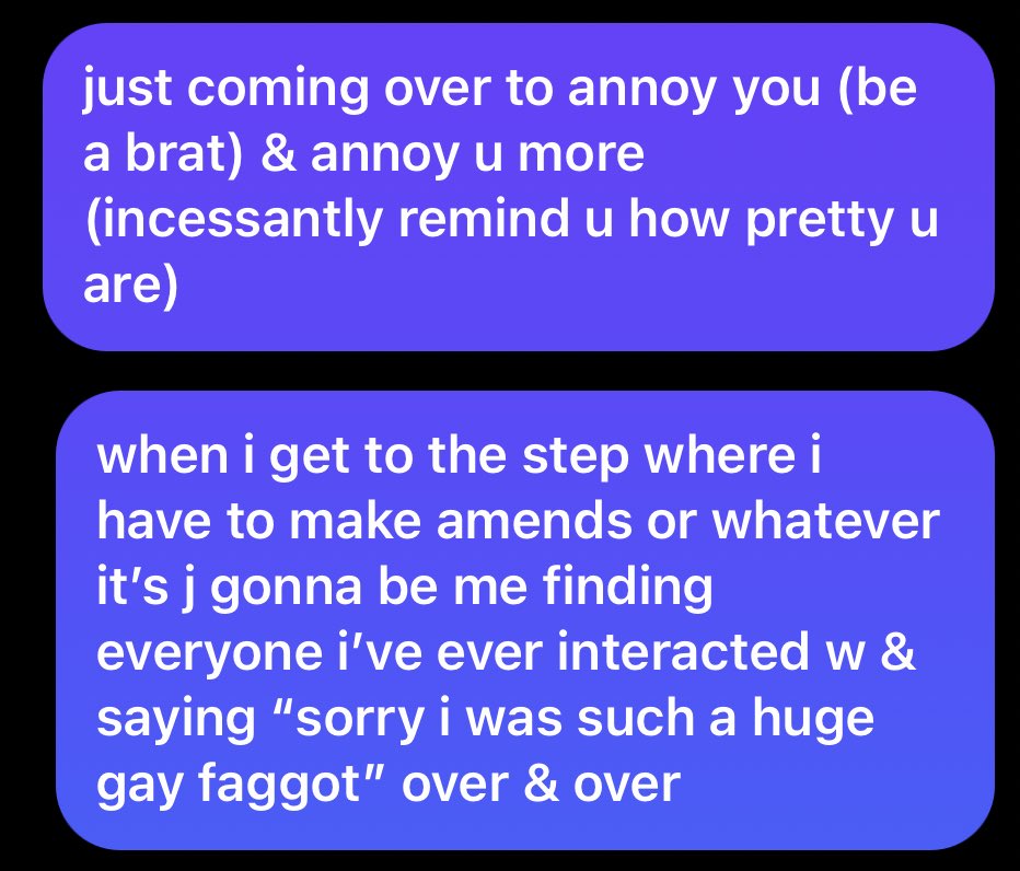 seti_lamarr's tweet image. i am a fucking terrorist (these are to different people)